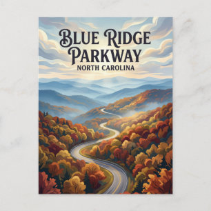 Postal Blue Ridge Parkway EE. UU.