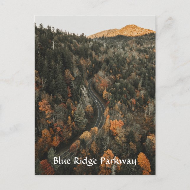 Postal Blue Ridge Parkway Foto Apalachians Escenarios (Anverso)
