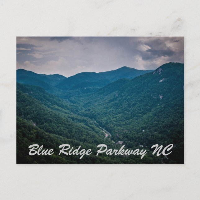 Postal Blue Ridge Parkway NC (Anverso)