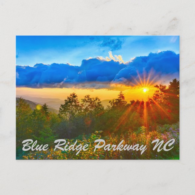 Postal Blue Ridge Parkway NC (Anverso)
