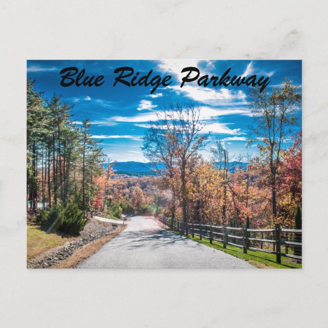 Postal Blue Ridge Parkway NC (Anverso)
