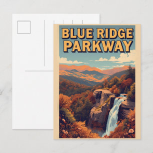 Postal Blue Ridge Parkway Scenic Byway Virginia NC