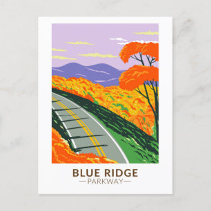 Postal Blue Ridge Parkway Vintage