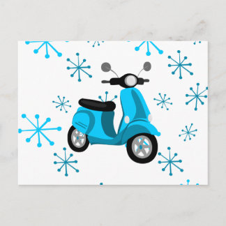 Postal Blue Scooter