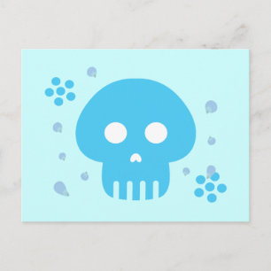 Postal Blue Skull