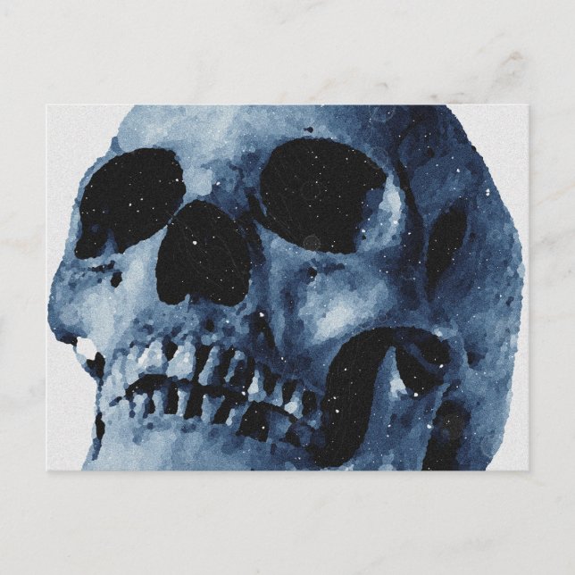 Postal Blue Skull (Anverso)