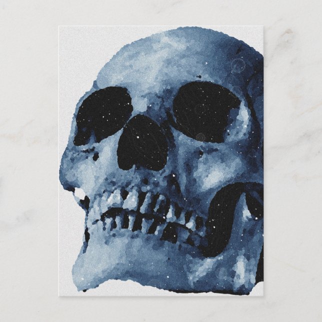 Postal Blue Skull (Anverso)