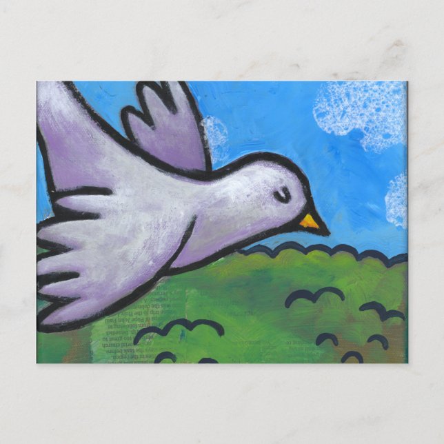 Postal Blue Sky Dove (Anverso)
