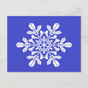 Postal Blue Snow Flake
