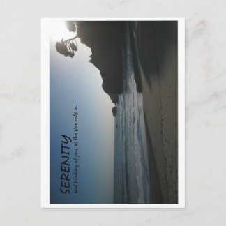 Postal Blue Sunset en California Beach