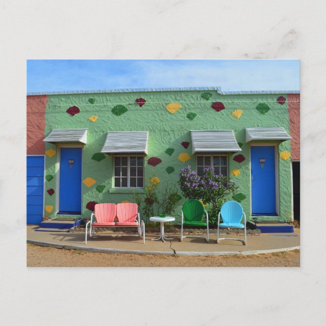 Postal Blue Swallow Motel, Rooms 10 & 11, Tucumcari, N.M. (Anverso)