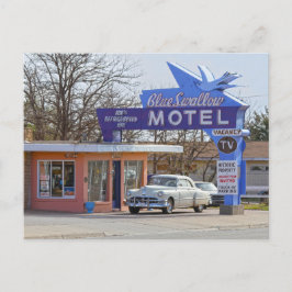 Postal Blue Swallow Motel, Tucumcari, Nuevo México