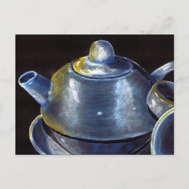 Postal Blue Tea Set (Lori Corbett) (Anverso)