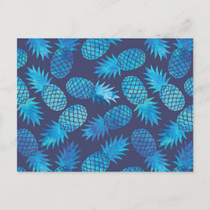 Postal Blue Tie Dye Pineapples