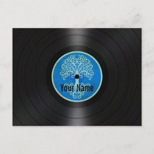 Postal Blue Tree of Life Personalized Vinyl Record