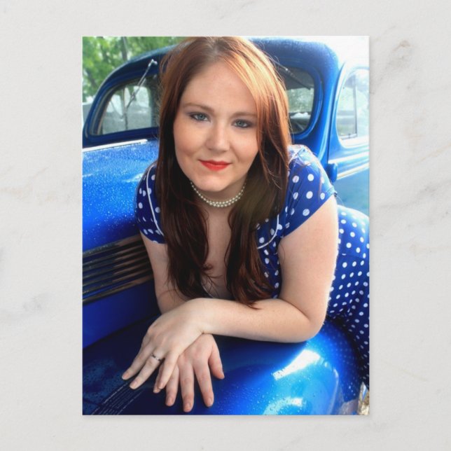 Postal Blue Vintage (Anverso)