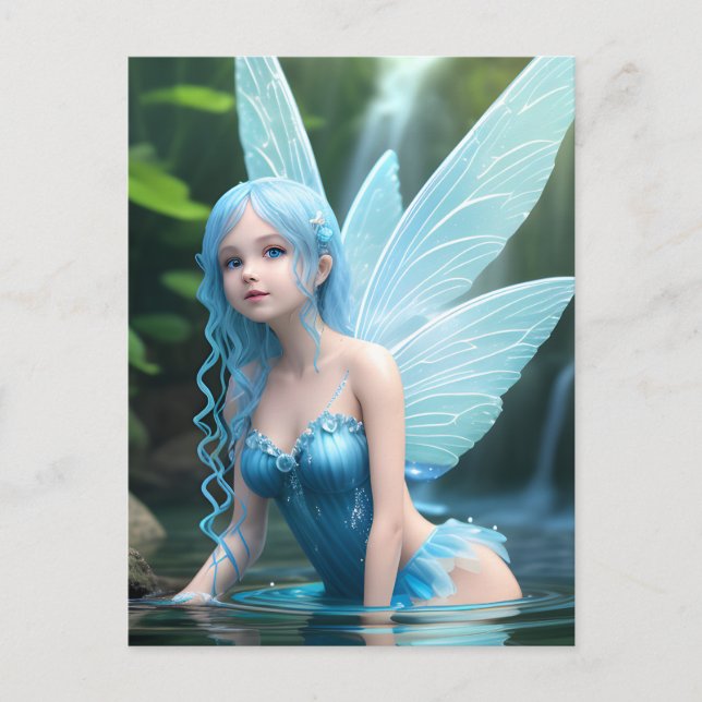 Postal Blue Water Fairy (Anverso)