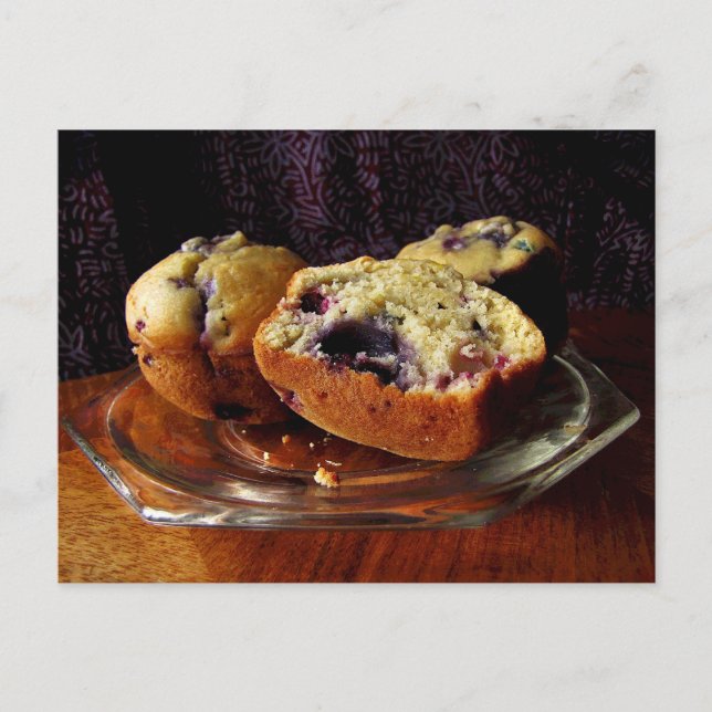 Postal Blueberry Muffins (Anverso)