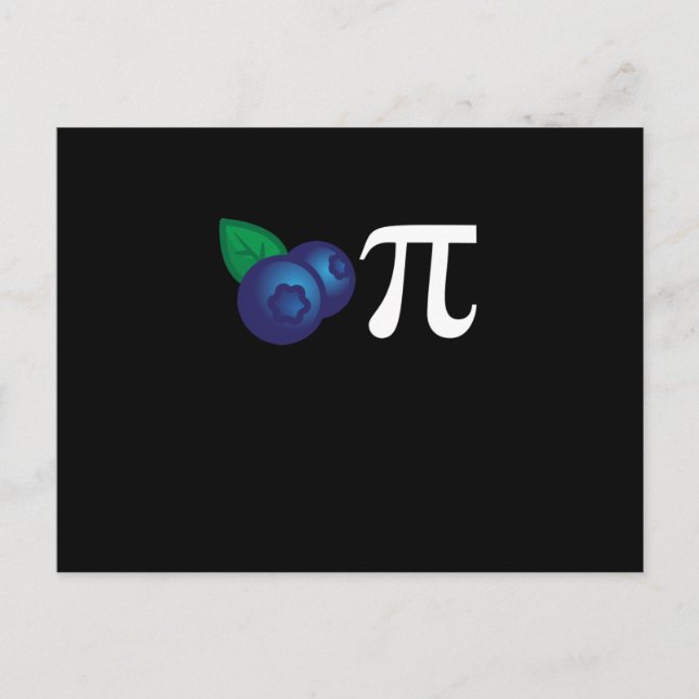 Postal Blueberry Pie Blueberries Eater Berry Lover (Anverso)