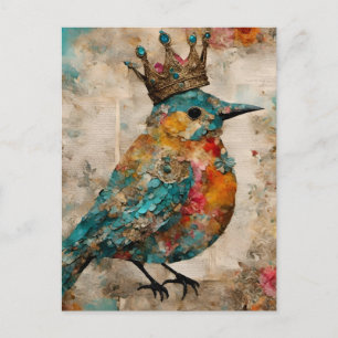Postal Bluebird en un colegio de medios mixto de la coron