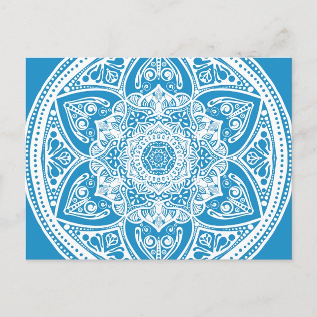 Postal Bluebird Mandala (Anverso)