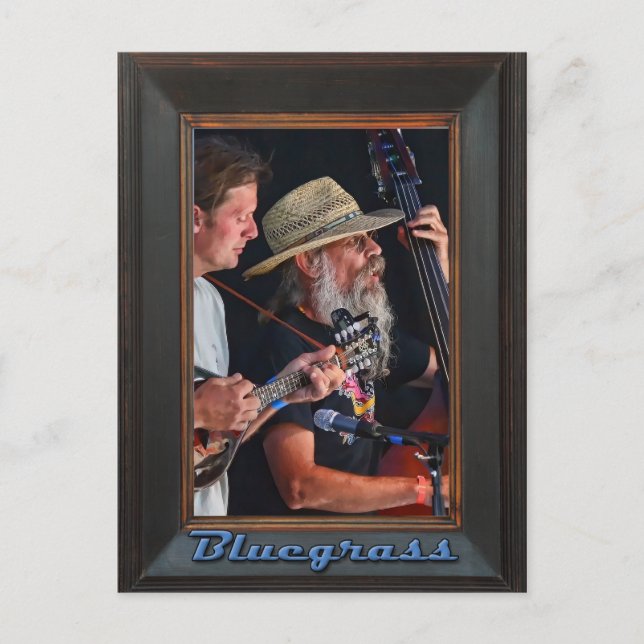 POSTAL BLUEGRASS (Anverso)