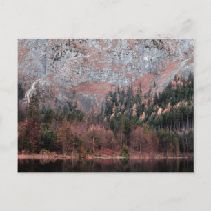 Postal Blues de montaña rosa