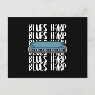 Postal Blues Harp Harmonica Music Sound Instruft