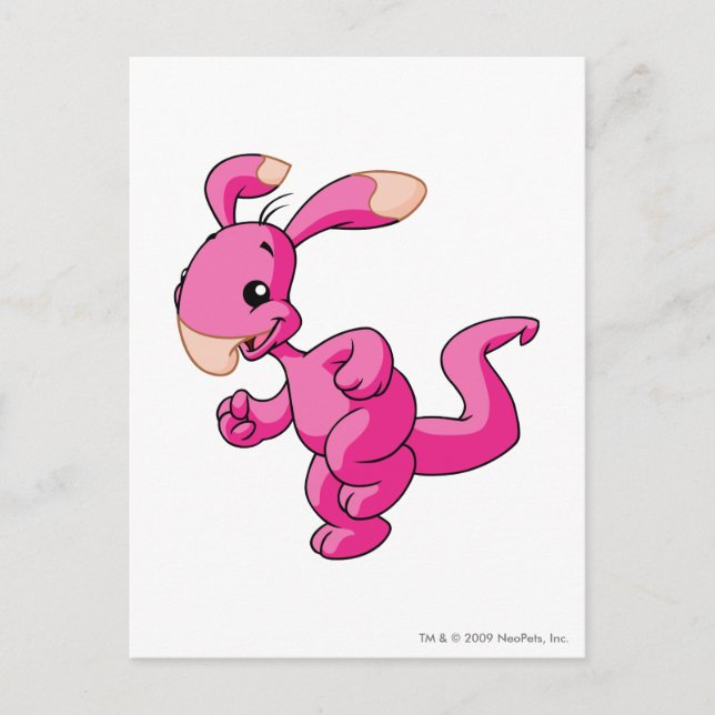 Postal Blumaroo Pink (Anverso)