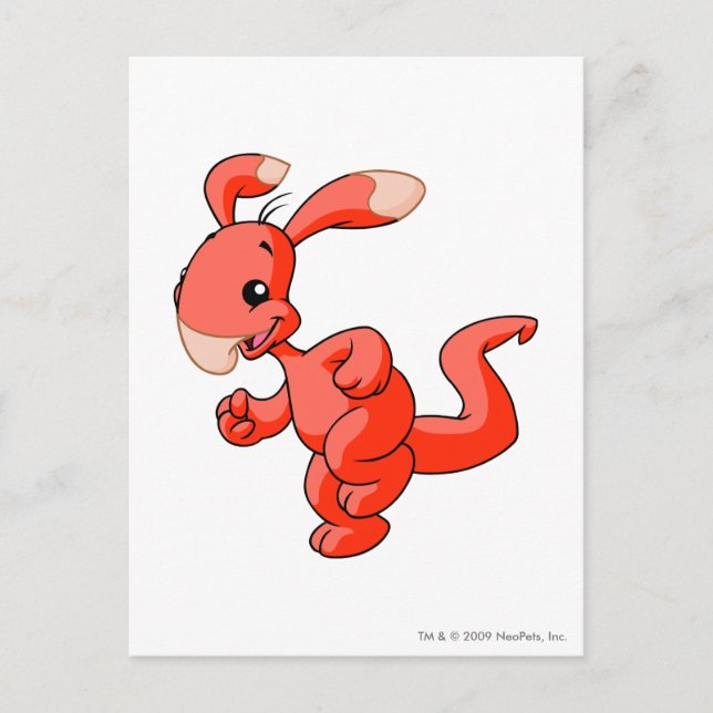 Postal Blumaroo Red (Anverso)