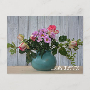 Postal Blumen für Dich ...