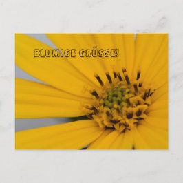 Postal Blumen Gruß