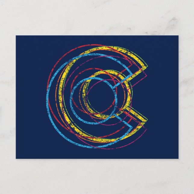 Postal blusa de orgullo de colorado (Anverso)