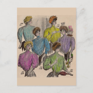 Postal blusas de señora Gimbels talles nº 1 de 1908