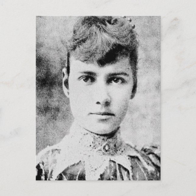 Postal Bly ~ Nellie / Viajero del mundo periodístico (Anverso)