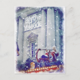 Postal Blyth Yuletide Christmas postcard
