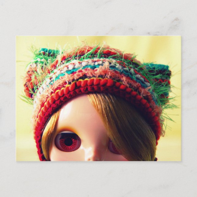 Postal Blythe rubia (Anverso)