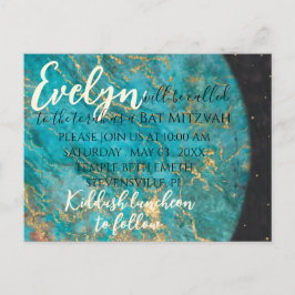 Postal BM Bar o Bat Mitzvah fuera de este mundo