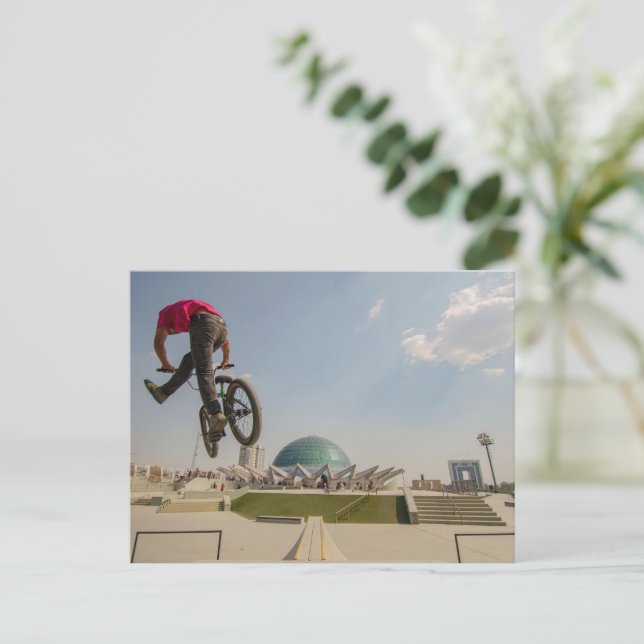 Postal Bmx  (Anverso de pie)