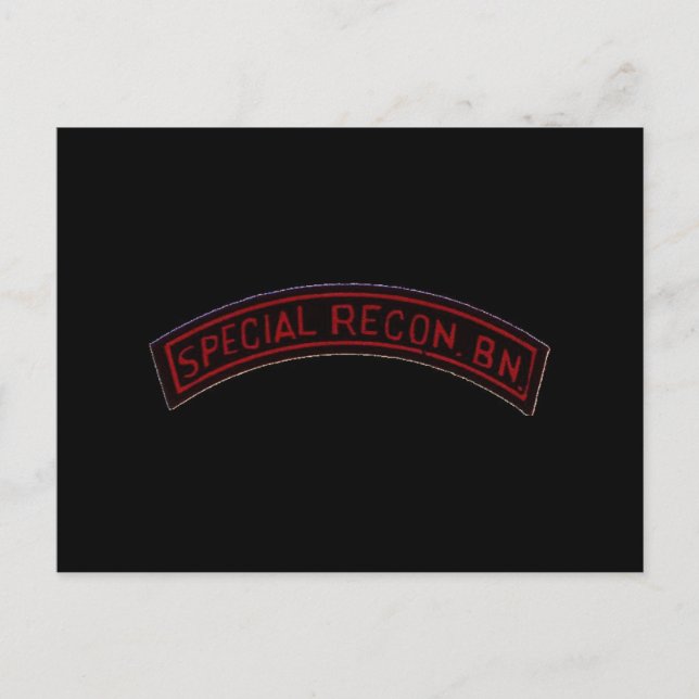 Postal BN de Reconocimiento Especial (Anverso)