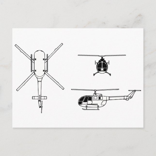 POSTAL BO-105 (Anverso)