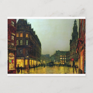 Postal Boar Lane, liderada por John Atkinson Grimshaw