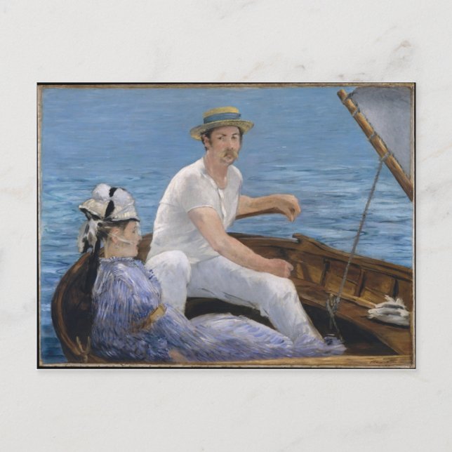 Postal Boating - Edouard Manet (Anverso)