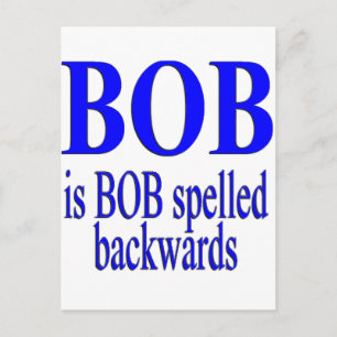 Postal Bob es Bob al revés