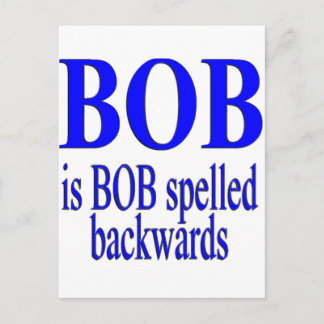 Postal Bob es Bob al revés