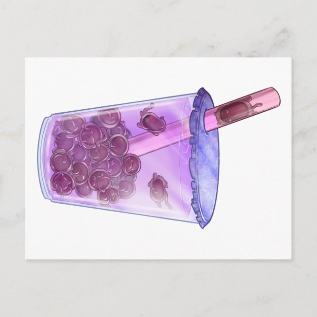 Postal Boba Cats (Anverso)