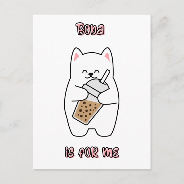 Postal Boba Es Para Mí (Anverso)