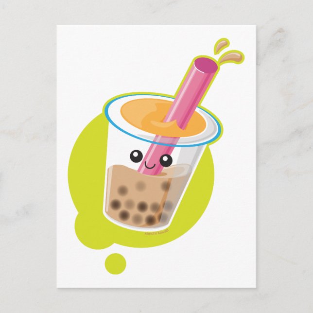 Postal Boba Tea (Anverso)