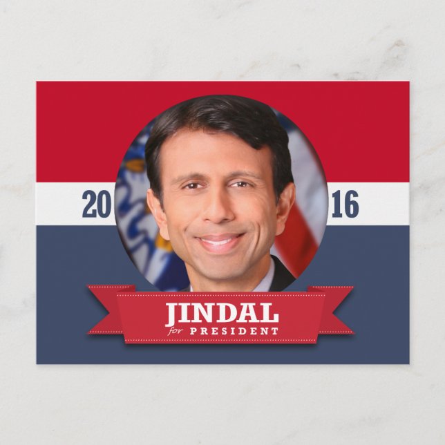 POSTAL BOBBY JINDAL 2016 (Anverso)