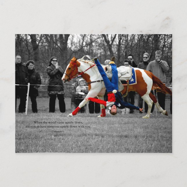 Postal Boca abajo (Anverso)